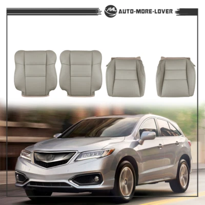 Cubierta de asiento gris para Acura RDX 2007-2012 conductor pasajero parte inferior trasera perforada Foto 1 de 4