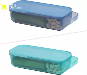 Sistema Ocean Bound Plastic Slide N Snack Container | 445 Ml Food Container with - Picture 1 of 13