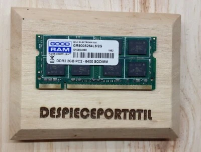 MEMORIA RAM GOOD RAM DDR2 2GB PC2-6400 SODIMM PORTÁTIL ACER ASUS HP DELL - Imagen 1 de 2