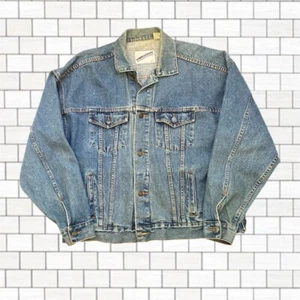 Vintage WINSTON RODEO Denim Trucker Jacket XL American Born USA Made - Picture 1 of 7