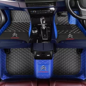 For 1998-2025 Citroen Handmade all-weather waterproof PU leather floor mat - Picture 1 of 91