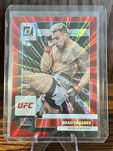 2023 Panini Donruss UFC Brad Tavares Holo Red Laser /75 #68