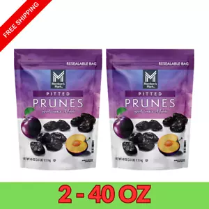 Dried Pitted Prunes 40 oz 2-Pack | Member’s Mark – High Fiber, Natural Snack - Picture 1 of 5