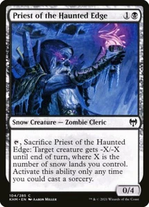 4 Priest of the Haunted Edge 4x x4 - NM - Kaldheim - SPARROW MAGIC mtg - Bild 1 von 1