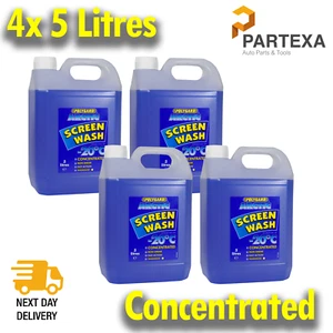 Windscreen Screen Wash Polygard Arctic 5L 5 Litre 4 Pieces 20L Concentrate -20C - Picture 1 of 14