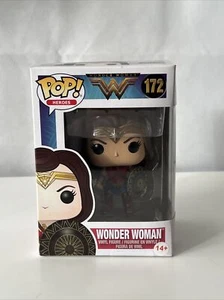 Funko POP! Vinyl Wonder Woman #172 With Pop Protector Dc - Picture 1 of 6