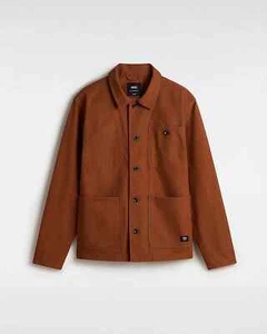 Vans Premium Drill Chore Canvas Jacket Brown - Picture 1 of 4