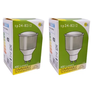 TP24 LED Dim Langhals Reflektor Glühbirne 3,5W GU10 L1 Warmweiß 8212 x2 - Bild 1 von 2