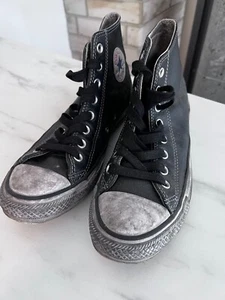Converse Chuck Taylor All Star Herren Sneaker High Schwarz Gr. 41,5 Leder - Bild 1 von 7