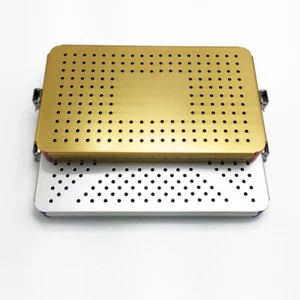Sterilization tray case for Surgical Instruments Sterilize tray Aluminium alloy - Picture 1 of 14
