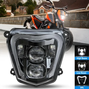 LED Headlight Hi/Lo Beam DRL Lamp Assembly For Duke 690 2012 13 14 15 16 17 2018 - Bild 1 von 10