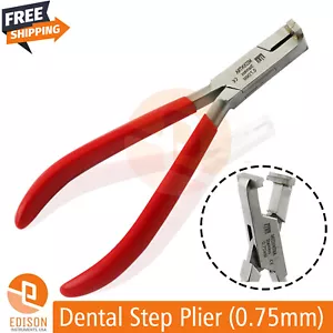 Dental Step Plier 0.75mm Intraoral Wire Step Making Bending Orthodontic TC - Picture 1 of 4