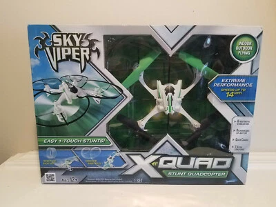 Sky Viper X-Quad Stunt Quadcopter * Indoor Outdoor Flying SkyRocket * NEW - Image 1 of 3
