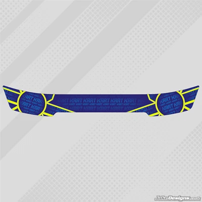 JAKEDESIGNS LN KART STYLE HELM VISIER AUFKLEBER/STREIFEN - KARTING