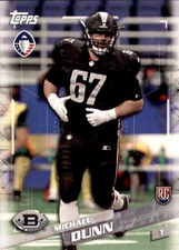 2019 Topps AAF #19 Michael Dunn Rookie Card 