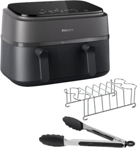 Philips Dual Basket Air Fryer - Healthy, Fast, and Versatile Cooking, 9L - Picture 1 of 10
