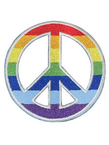 Rainbow Peace Sign Patch