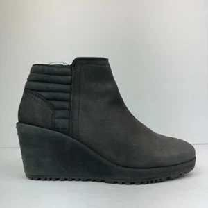 Merrell Damenschuhe 8 Tremblant bluff Keilabsatz-Bootie wasserdicht Leder schwarz - Bild 1 von 9
