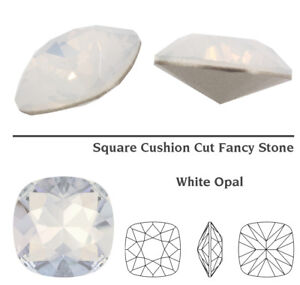 Genuine SWAROVSKI 4470 Square Cushion Cut Stones Crystals * Many Colors & Sizes