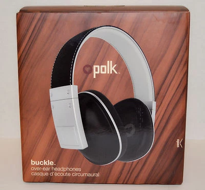 Auriculares sobre la oreja con hebilla Polk negros Foto 1 de 4