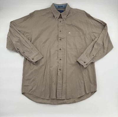 Pendleton Shirt Mens Large Tan Button Down Long Sleeve Pocket Casual 100% Cotton - Image 1 of 4