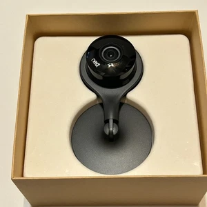 Google Nest Cam A0005 Caméra de Sécurité Intérieure Wi-Fi Caméra Noire avec Support - Photo 1/10