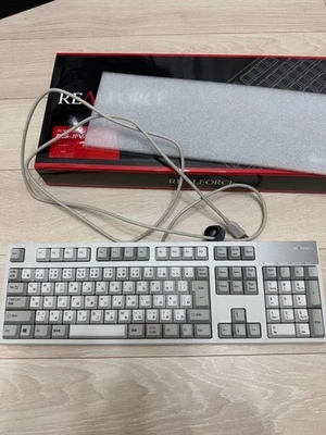 Topre REALFORCE S R2 R2S-JPV-IV 108-Key Japanese Mechanical Keyboard Ivory w/box - Image 1 of 4