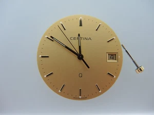 Uhrwerk signiert Certina, ETA 255.111, Zifferblatt, Zeiger und Krone, movement - Picture 1 of 6