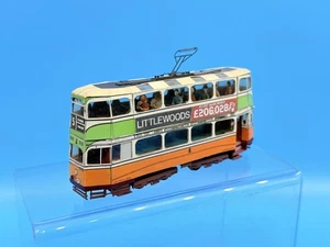 BAUSATZ GEBAUT 'OO' SCALE 60503 'GLASGOW CORP' STRASSENBAHN PLASTIK/KARTE 2X BEC KIT MOTOREN! - Bild 1 von 5