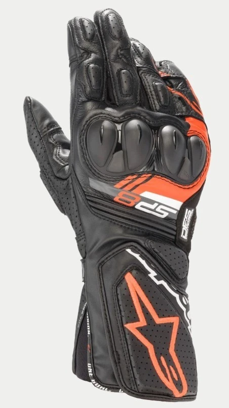 ALPINESTARS - GUANTI MOTO IN PELLE SP-8 V3 - NERO/ROSSO FLUO - Immagine 1 di 1