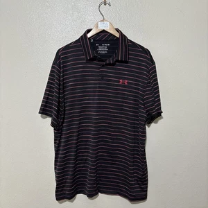 Under Armour Herren The Playoff Polo Golf Shirt Größe XL schwarz pink - Bild 1 von 6