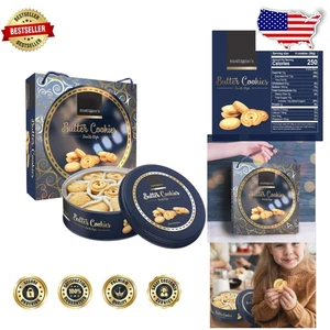 Dänische Butterkekse 16 Unzen Dose - Gourmet Sortiment, elegante Formen, zeitlos... - Bild 1 von 9