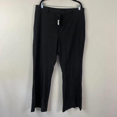 Banana Republic Sculpted Bootcut Pant Womens 16 Black Stretch - Image 1 of 4