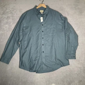 Camisa LL Bean Para Hombres XL Franela Enebro Ajuste Tradicional Bolsillo con Botones Algodón - Imagen 1 de 6