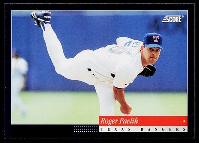 1994 Score #365 Roger Pavlik Texas Rangers - Image 1 of 2
