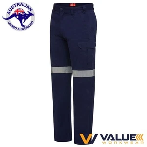 Hard Yakka Light Weight Drill Cargo Pant with Reflective Tape Y02965 - Picture 1 of 4