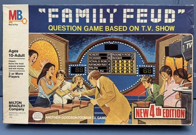 Vintage Family Feud Board Game 4th Edition 1981 Milton Bradley See Description  - Image 1 of 4