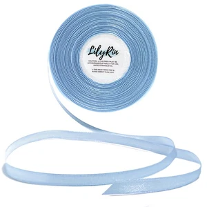 Light Blue Ribbon 1/4 Inches 36 Yards Satin Roll Perfect for Art, Wedding, Wr... - Picture 1 of 6