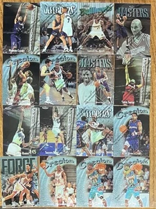 16 card Basketball Lot 1997-98 Topps Finest Silver Uncommon Creators Masters - Picture 1 of 1