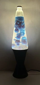 Vintage 90's Midnight Lava Lite Lamp 90's Black Blue  #17 Lava 1997 - Picture 1 of 23