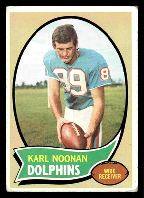 1970 Topps Karl Noonan #223 - Miami Dolphins - Image 1 of 2