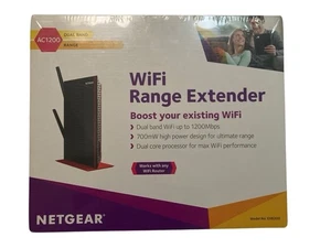 Extensor de alcance WiFi inalámbrico NETGEAR EX6200 AC1200 sellado NUEVO - Imagen 1 de 6
