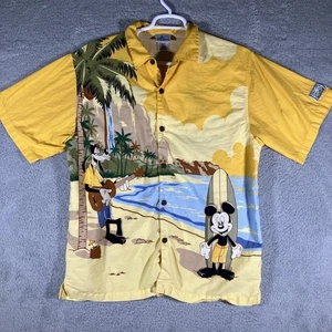 Camisa Hawaiana De Colección Disneyland Resort Goofy Mickey Mouse Para Hombres Grande Beachcore - Imagen 1 de 14