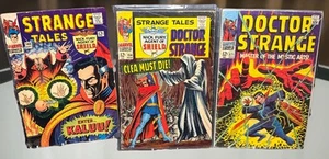 Strange Tales # 140 #154 Doctor Strange #171 (1966) Marvel .12 Cent = 3 Fumetti!!️ - Foto 1 di 7