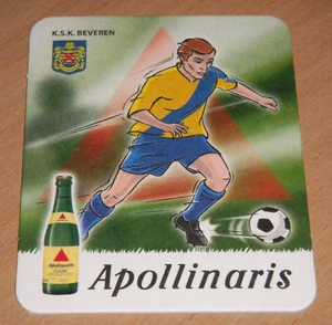SOUS-BOCK APOLLINARIS FOOTBALL 06-07 KSK BEVEREN - Imagen 1 de 1