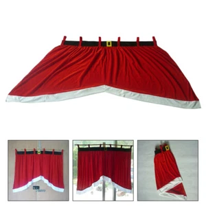 Tenda da cucina natalizia tenda per finestra da cucina tenda a livelli corti - Foto 1 di 12