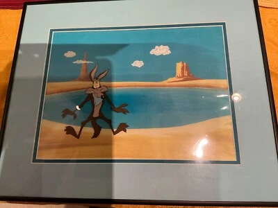 WARNER BROS LOONEY TUNES WILE E COYOTE  ORIGINAL PRODUCTION CEL - Image 1 of 2