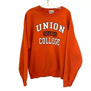 Vintage Union College Bulldogs Sweatshirt Herren orange Commonwealth Kentucky Large - Bild 1 von 12