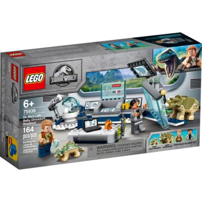 LEGO Jurassic Park Dr. Wu's Lab Baby Dinosaur Breakout 75939 Damage Box - Sealed - Image 1 of 4