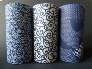 Teedose,Nittoh,Made in Japan,Indigo-Färbung,Japanisches traditionelles Papier